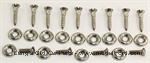 Model T Mounting kit for sun visor, stainless steel - 50537MK