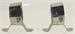 Model T Bud Vase brackets, chrome - BUD-BRKTC