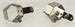 Model T Bud Vase brackets, chrome - BUD-BRKTC