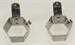 Model T Bud Vase brackets, chrome
