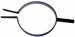 Removal tool, headlight rim, for removing the trim ring from electric headlights.