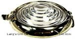 Model T 6957BR-W - Side light door, brass, with clear glass installed