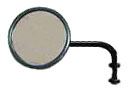 7853-13B6 - Brass mirror arm only, 6"