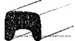 Model T 8399T - Top window rubber, closed car