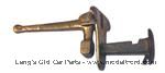 AER-PEDBR - Locking foot pedal for Exhaust Whistle/Cut-Out, Brass