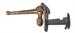 Locking foot pedal for Exhaust Whistle/Cut-Out, Brass