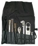B1ROLL - Tool roll, black leatherette