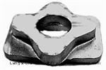 Model T INTAKE3 - V8 carburetor adapter, aluminum