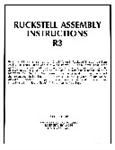 Model T R3 - Ruckstell Assembly Instructions