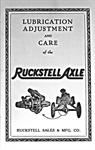 R5 - Lubrication, Adjustment and Care of the Ruckstell Axle.