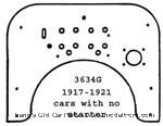 Model T 3634G - Firewall, one piece, for cars without starter, birch plywood