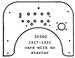Model T Firewall, one piece, for cars without starter, birch plywood