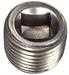 Housing oil plug, square drive hole