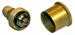 BRASS small grease cup, with modern zerk fitting