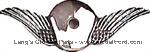 3926GWC - Gull wing radiator cap, chrome swept back wing style