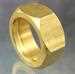 3061 - Exhaust pipe pack nut, brass