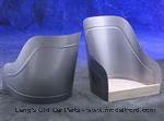 NO.815 - Speedster seat skins pair with wooden base