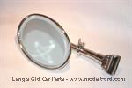 7853NDX - Nickel plated outside mirror for open cars, deluxe rectangle head
