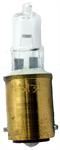 Model T 12H-20 - Halogen tail lamp bulb, 20 WATT, 12 volt, straight pins, single contact