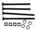 Engine pan and hood shelf bolt and nut set