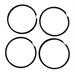 Model T Piston rings, Standard size, for aluminum pistons.
