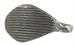 Model T Pedal head, ribbed, cast iron