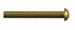 Steering Quadrant rivets, brass, oversize