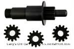 3517-19BW - OVERSIZE Steering pinion and gear set 5-1 gear ratio 4 piece set