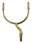 Model T 3663-4BR - Gas headlight brackets, (forks), polished brass