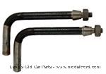3858RDBQ - Top saddle support arms, (L irons), Roadster.