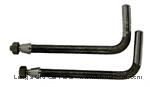 3858TRBQ - Top saddle support arms, (L irons), Touring.