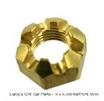 3931 - Brass castle nut, for mounting radiator