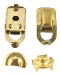 4600BLS - Coil box latch set,  brass, exact duplicate of original