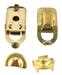 Coil box latch set,  brass, exact duplicate of original