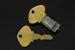 Model T Ignition switch tumbler assembly with two keys