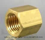 Model T 2910 - Gas feed pipe pack nut, brass, 2 per car