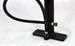 2338PBL - Tire pump, stamped steel base, black steel tube