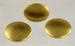 Freeze plugs, solid brass, set of 3