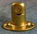 Model T Murphy Fastener, thick oval base, double stack, solid brass