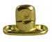 Model T MUR1-BS - Murphy Fastener, thin oval base, single stack, solid brass