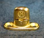 Model T MUR1-BS - Murphy Fastener, thin oval base, single stack, solid brass