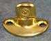 Model T Murphy Fastener, thick curved oval base for top bows, single stack, solid brass