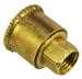 Model T Fan grease cup, brass, has a female thread