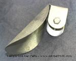 4038E - Exhaust deflector, stainless steel for a cars with a round tailpipe after the muffler.
