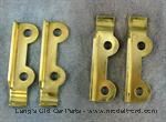 Model T 3634DW - Dash to windshield brackets, brass