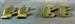 Model T 3634DW - Dash to windshield brackets, brass
