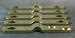 3634DB - Dash brackets, brass, for 2 piece dash