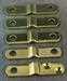 Dash brackets, brass, for 2 piece dash