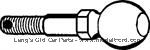 2721A - Tie rod yoke ball, straight shaft