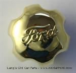 Model T Oil breather cap, brass, Ford script. - 3068